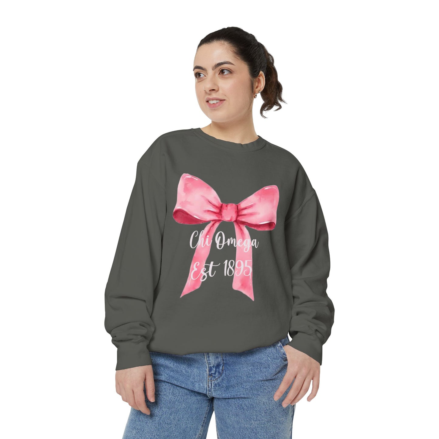 Chi Omega Bow Sweatshirt