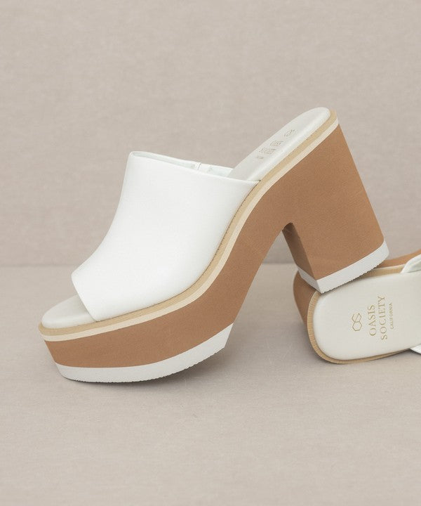 Maren - Layered Platform Heel Slides