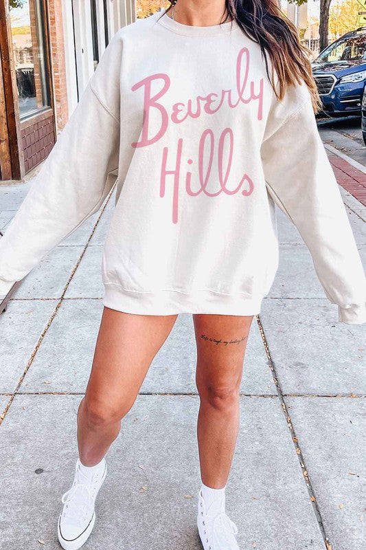 BEVERLY HILLS GRAPHIC SWEATSHIRT