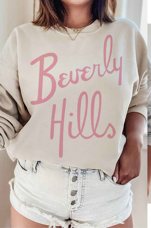 BEVERLY HILLS GRAPHIC SWEATSHIRT