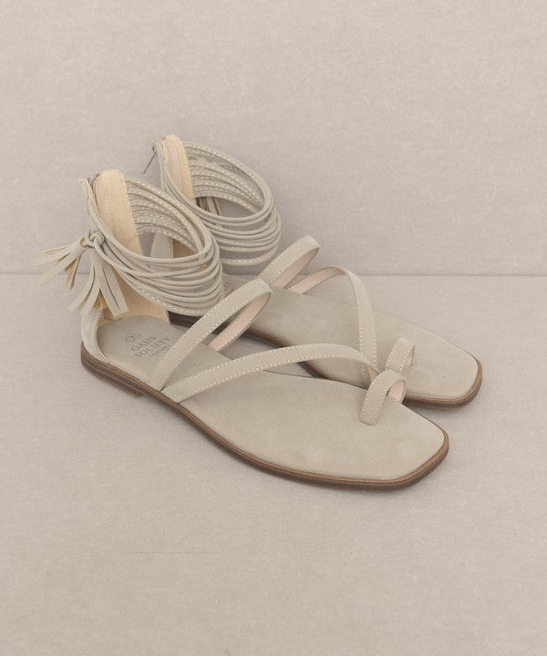 Avril Strappy Ankle Wrap Sandal