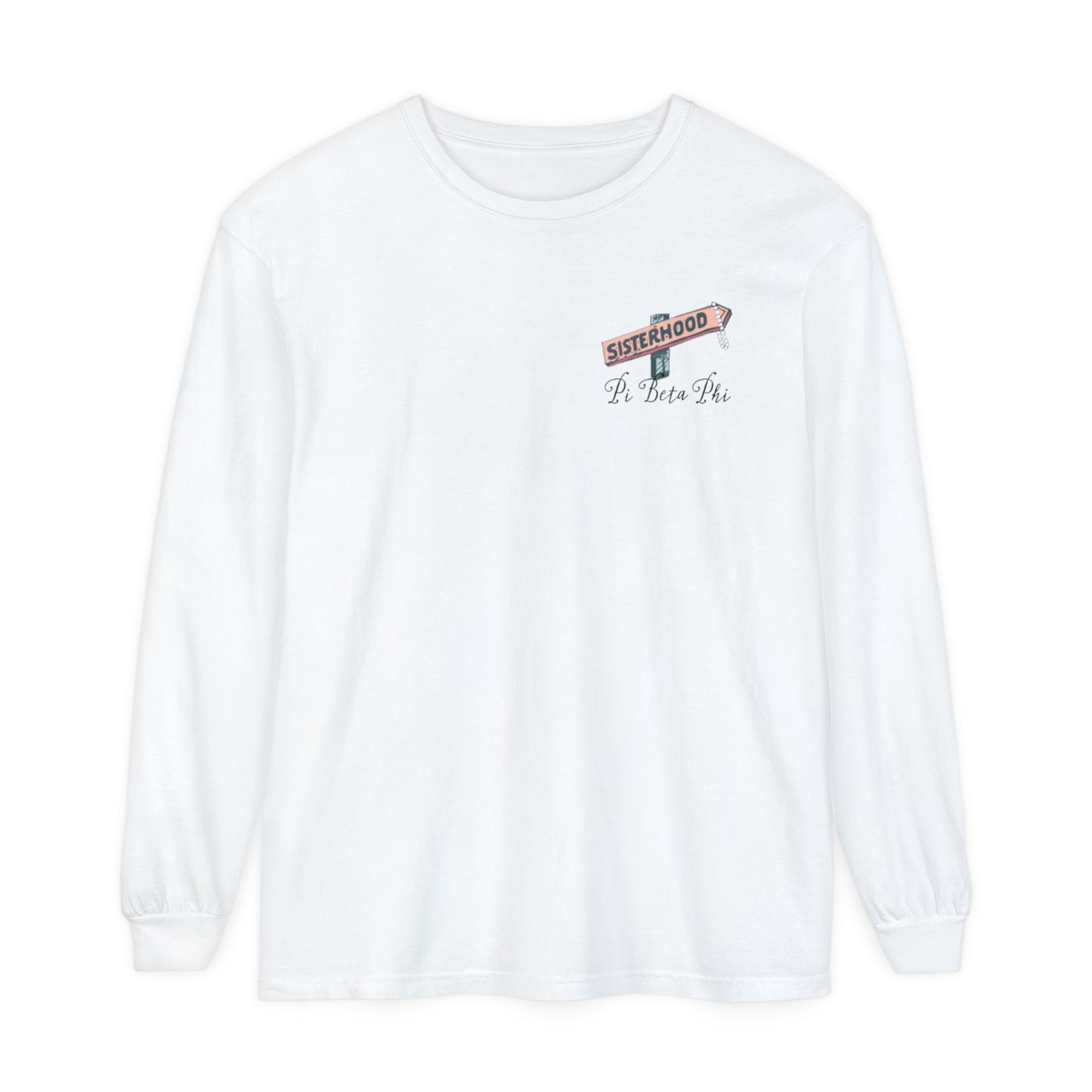 Pi Beta Phi Road Signs Long Sleeve T-Shirt