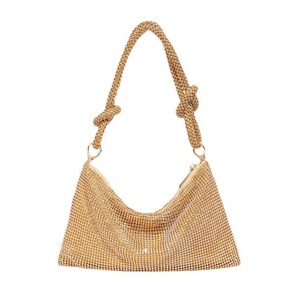 Glitz & Glamour Gold Shoulder Evening Purse