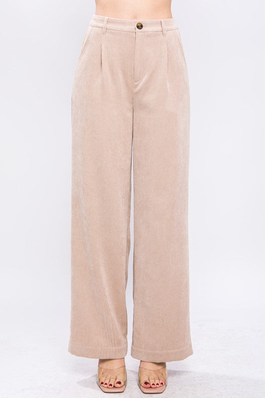 Casual Comfort Corduroy Trousers