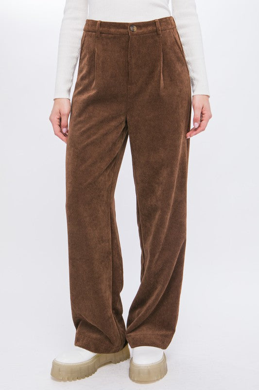 Casual Comfort Corduroy Trousers