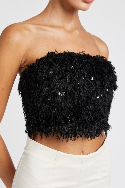 Feathers Delight Tube Top