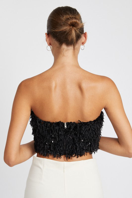 Feathers Delight Tube Top