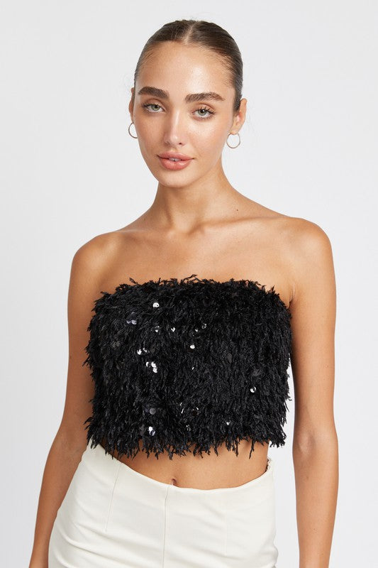 Feathers Delight Tube Top