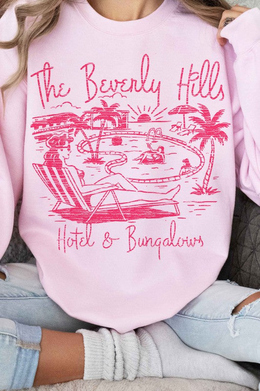 BEVERLY HILLS GRAPHIC SWEATSHIRT