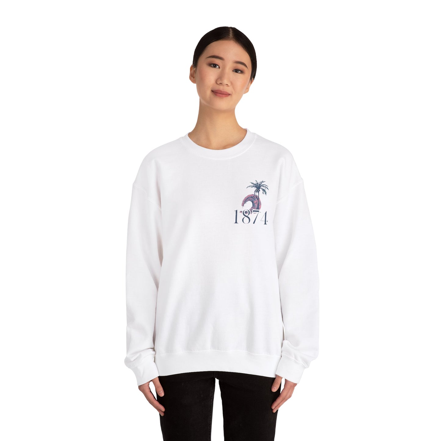 SIGMA KAPPA BEACH Crewneck Sweatshirt