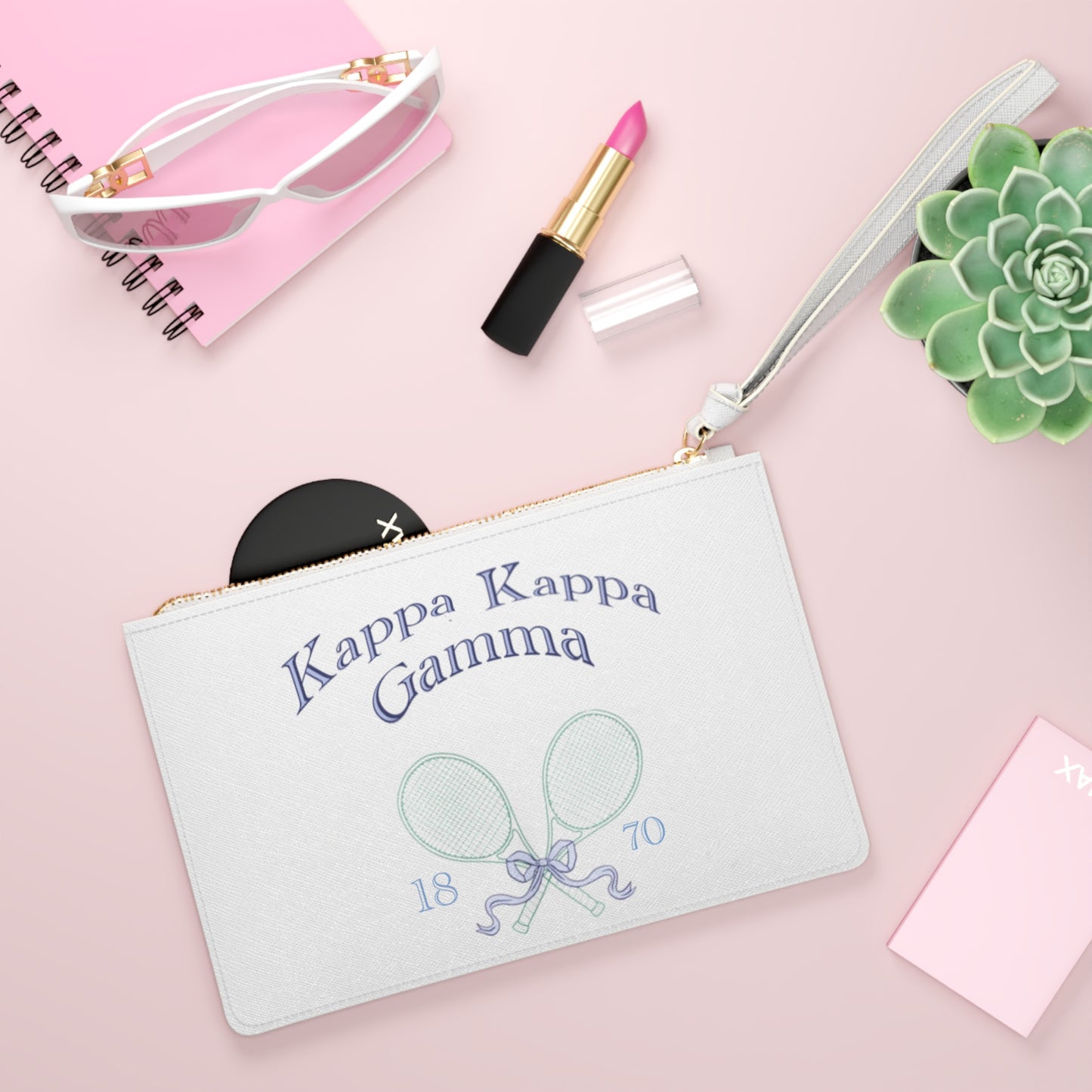 Kappa Kappa Gamma Tennis Clutch Bag