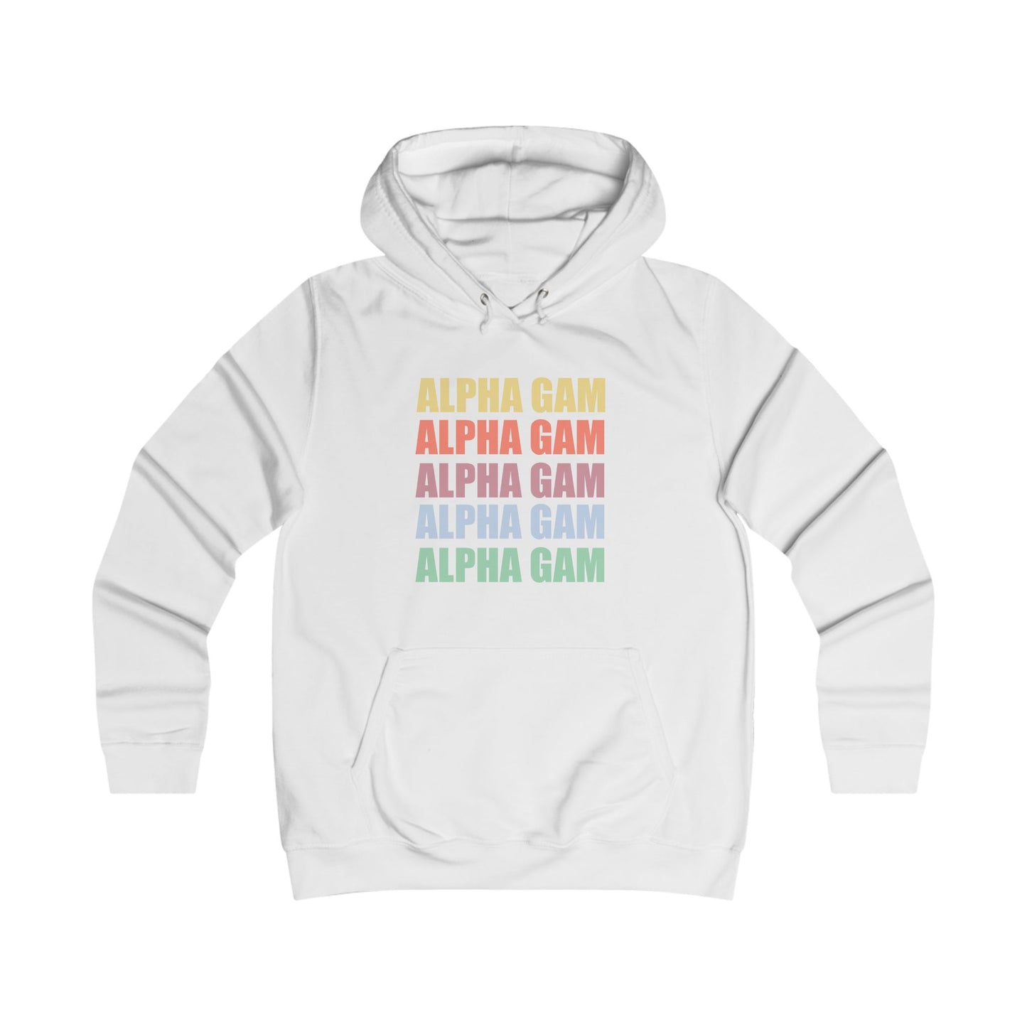 ALPHA GAM Girlie College Hoodie