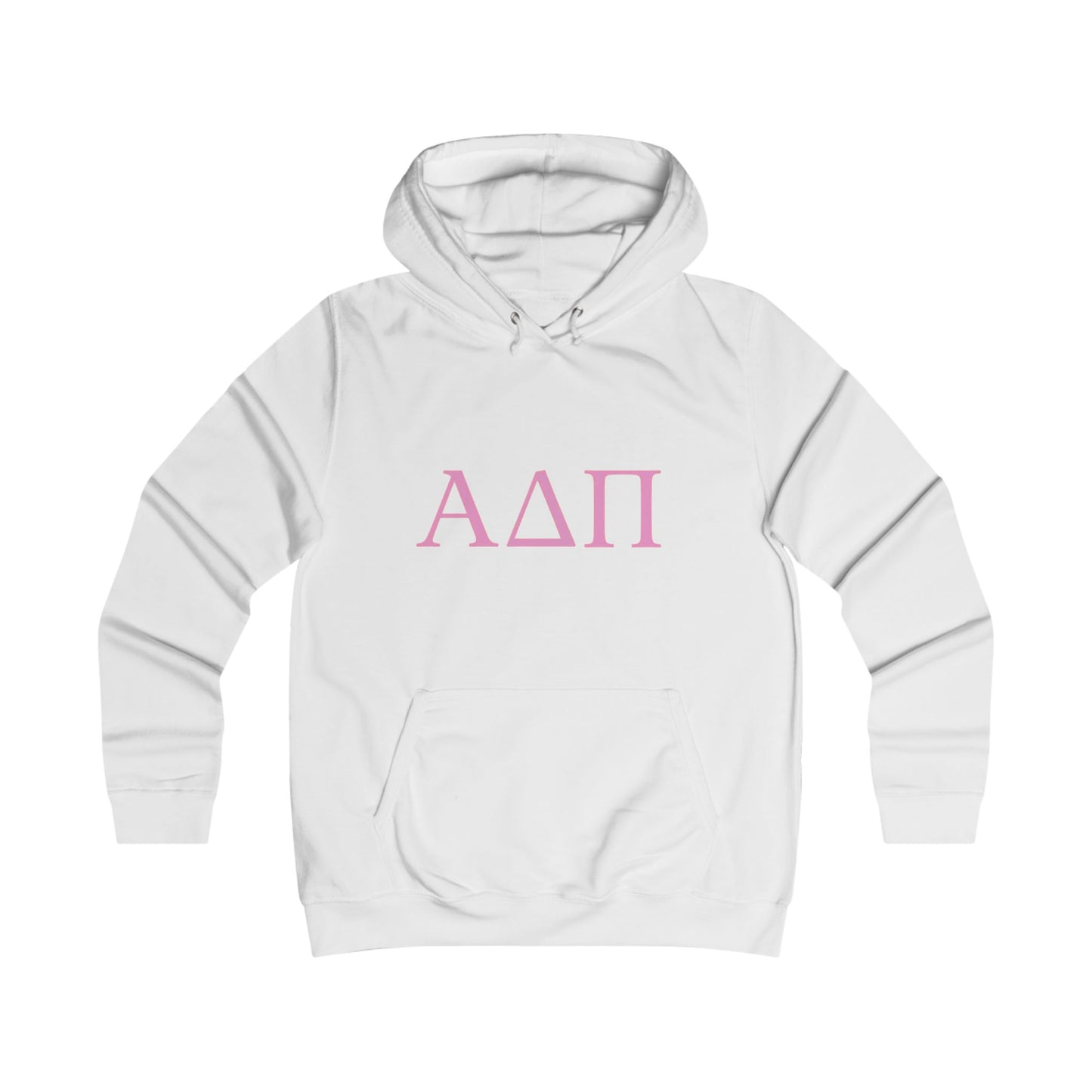 ALPHA DELTA PI BUBBLEGUM Girlie College Hoodie