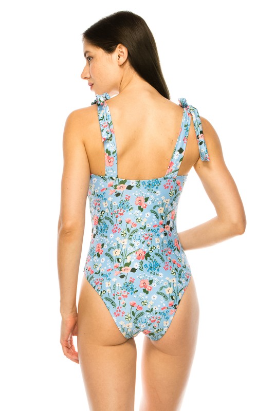 FLORAL FANTASY ONE PIECE BATHING SUIT