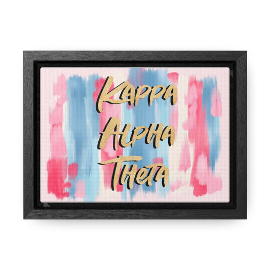 Kappa Alpha Theta Gallery Canvas Wrap