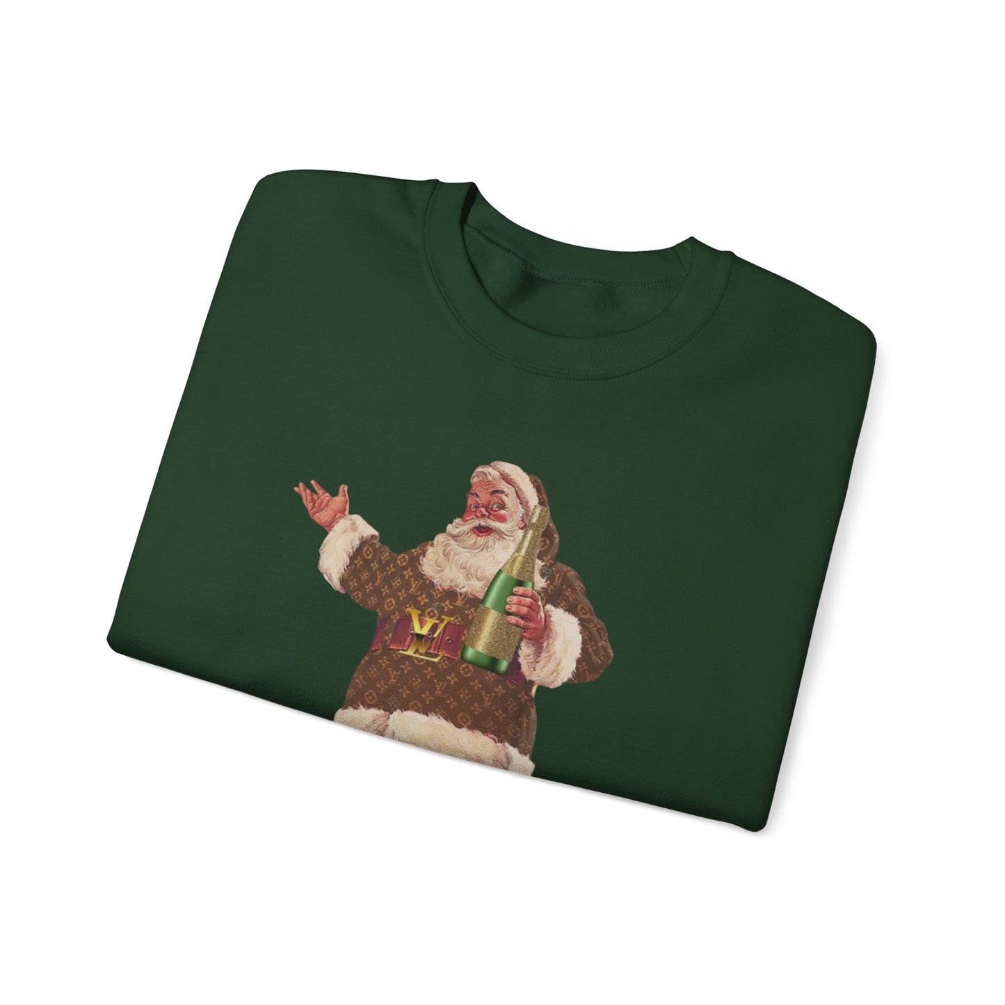 “LV Santa,” Holiday Sweatshirt