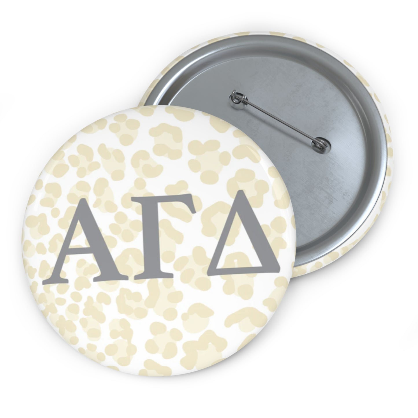 ALPHA GAMMA DELTA CHEETAH  Button