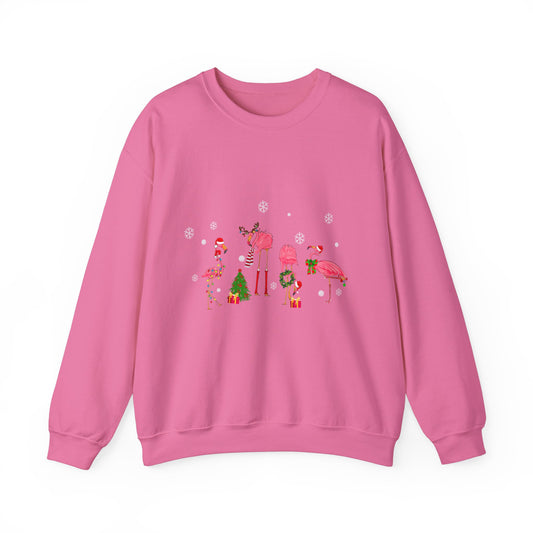 “Flaminga Bells,” Holiday Sweatshirt