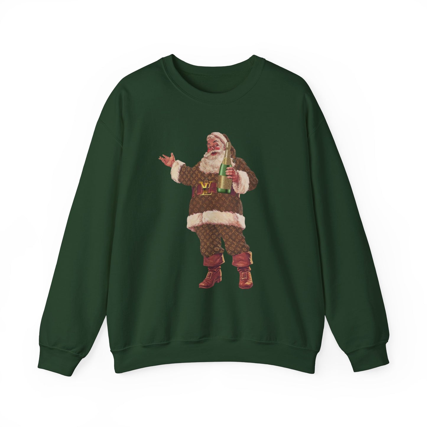 “LV Santa,” Holiday Sweatshirt