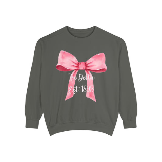 Tri Delta Bow Sweatshirt