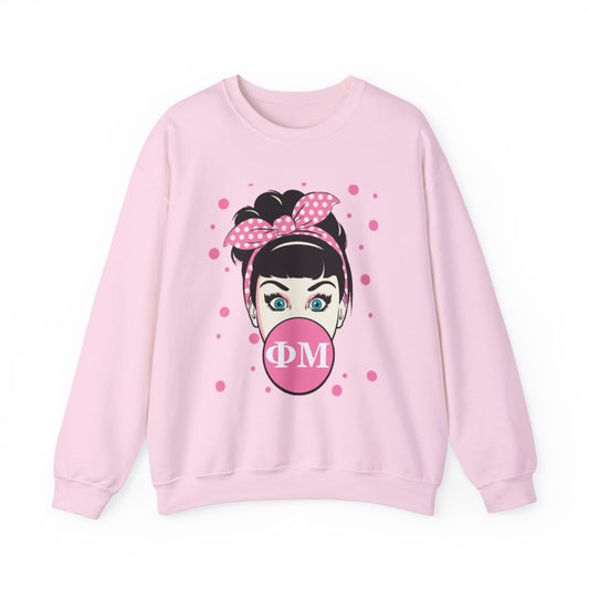 PHI MU BUBBLEGUM Crewneck Sweatshirt