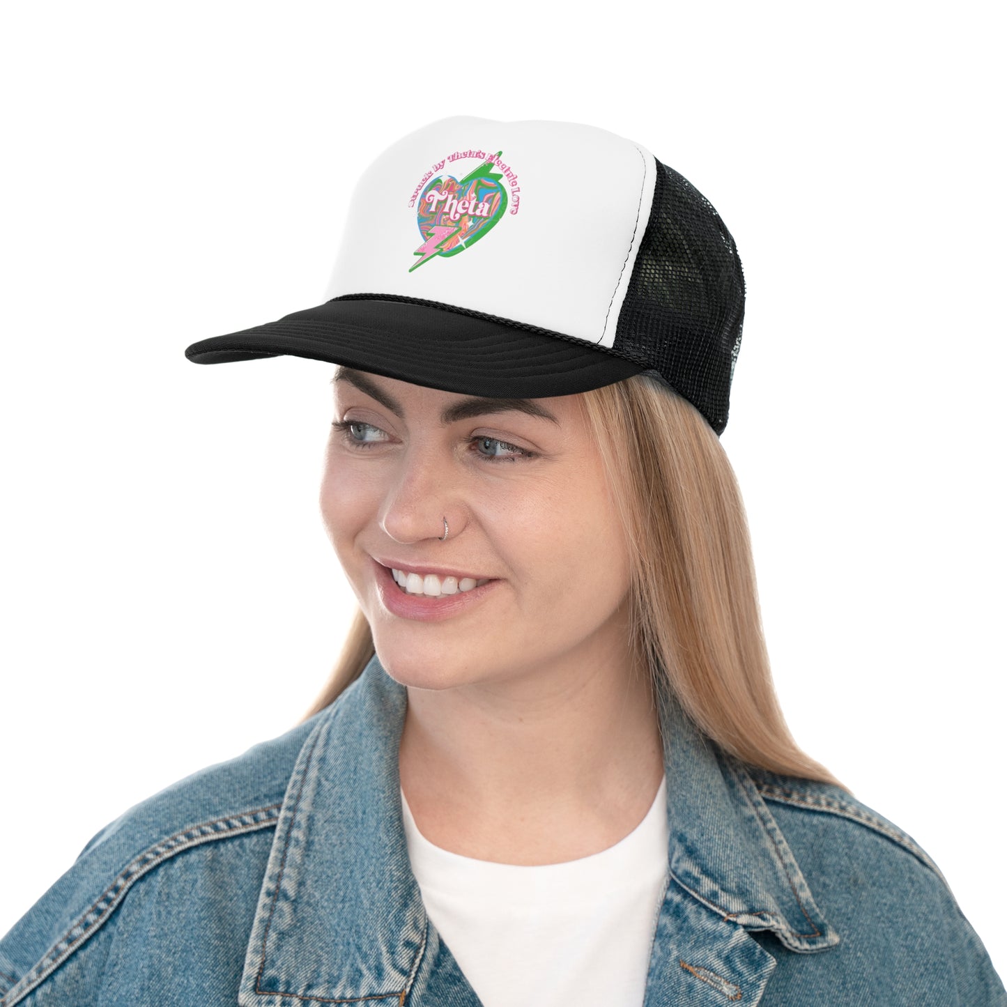 Theta Love Trucker Cap