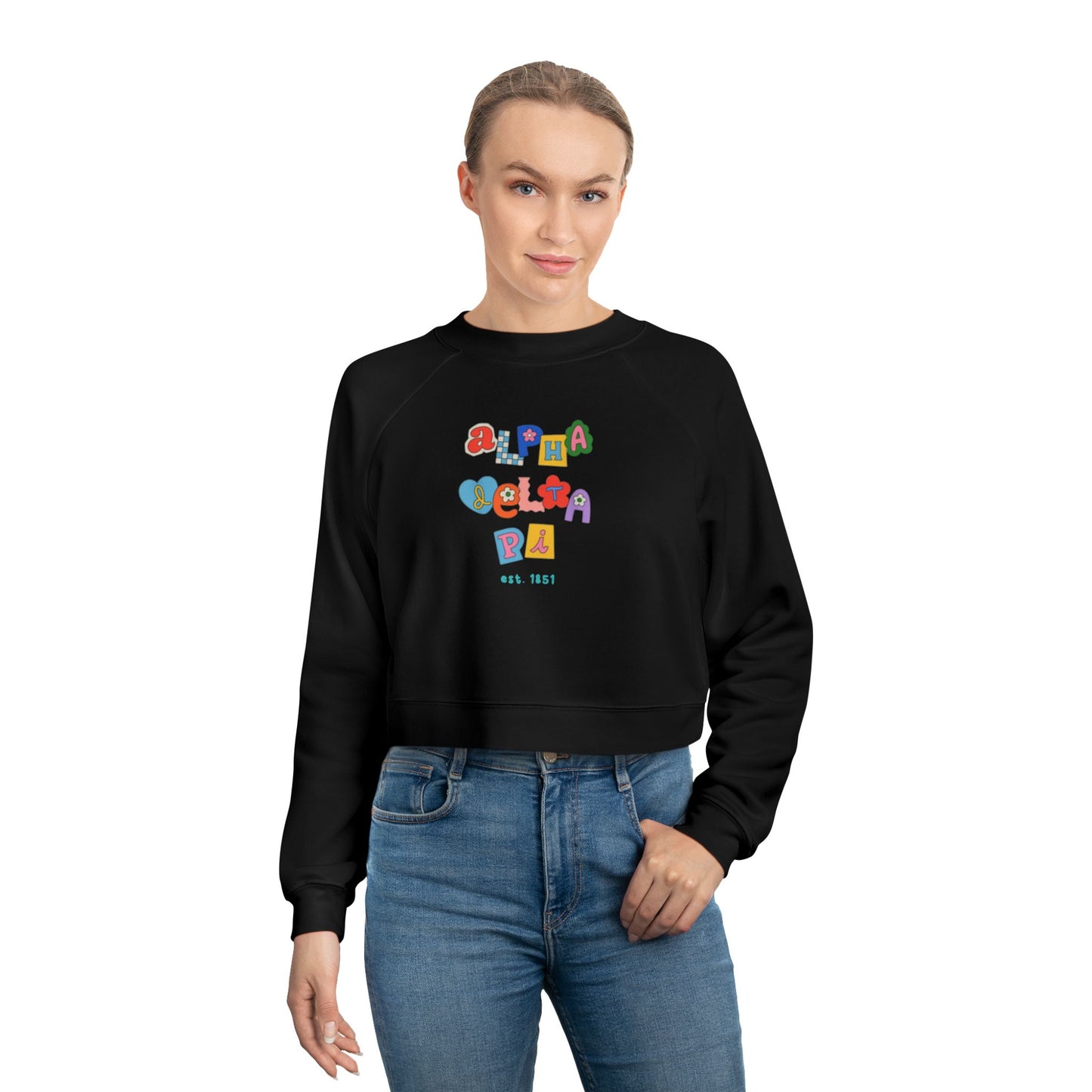 ADPI MAGAZINE Women's Cropped Fleece Pullover