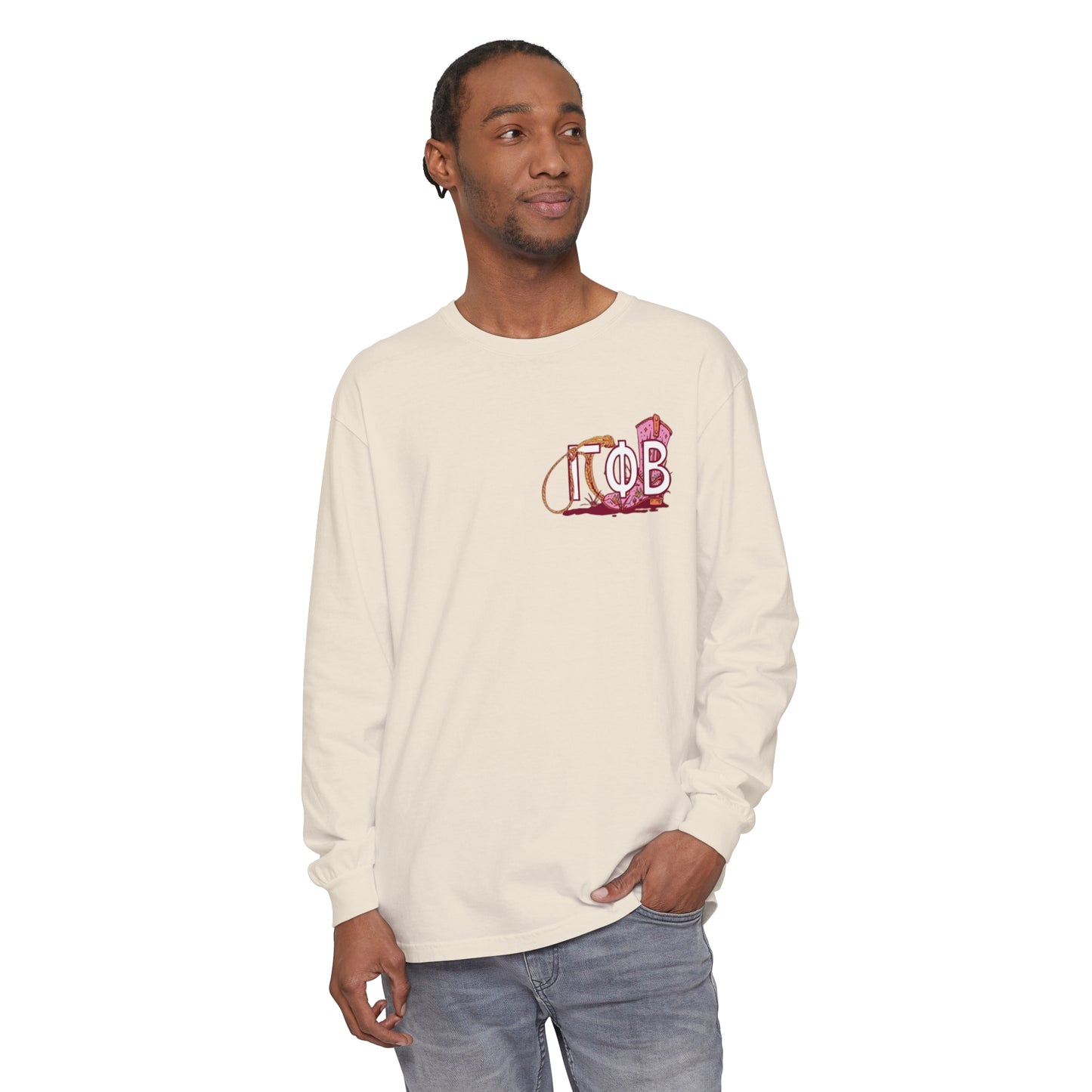 Gamma Phi Beta Rounding Up  Long Sleeve T-Shirt