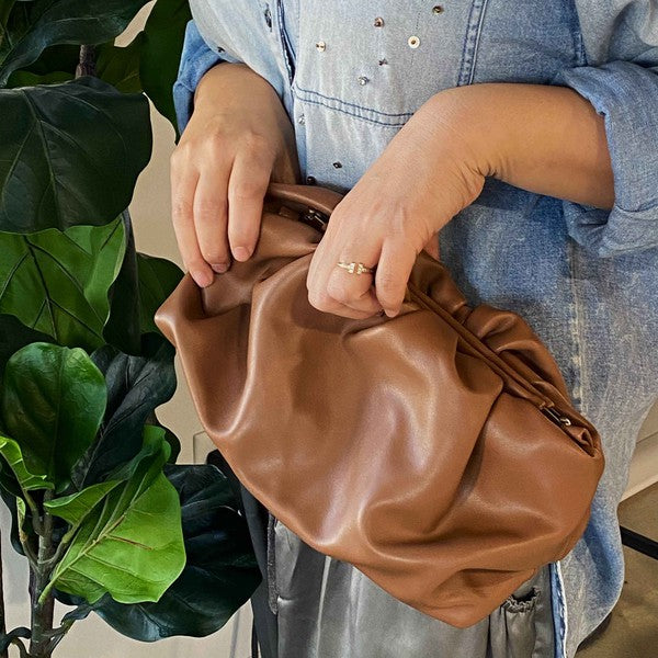 Camel Soft In Hand Clutch