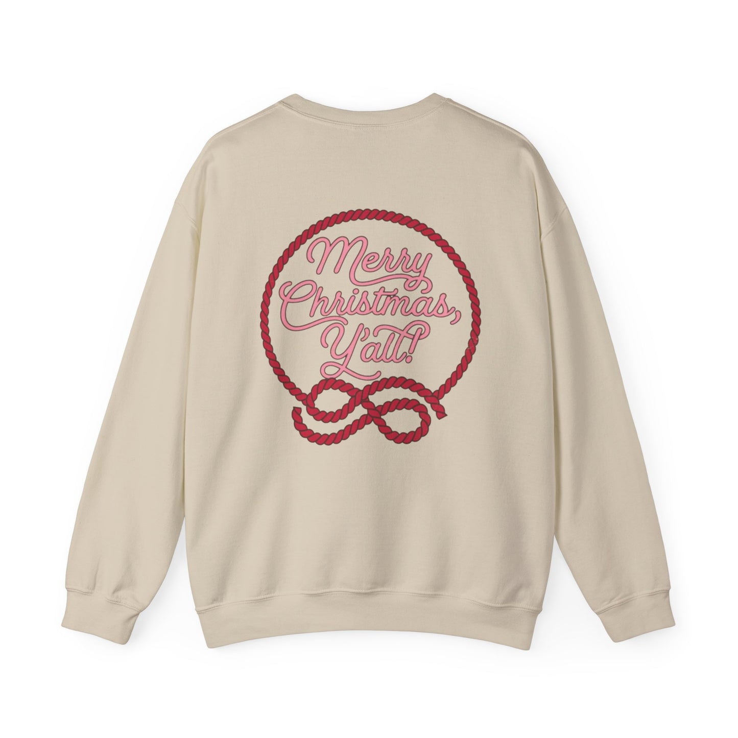 “Merry Christmas YALL,” Holiday Sweatshirt