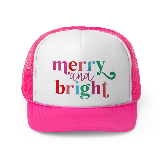 “Merry & Bright,” Holiday Trucker Cap