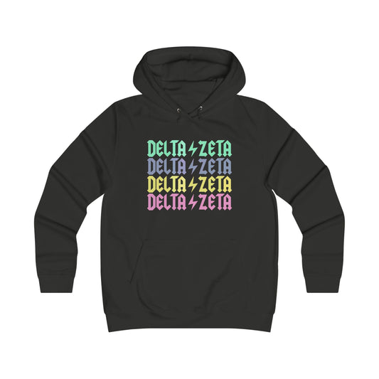 DELTA ZETA Girlie College Hoodie