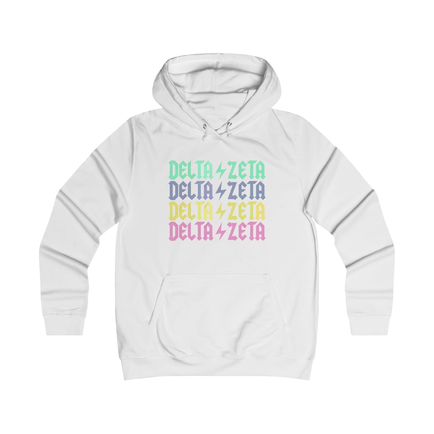 DELTA ZETA Girlie College Hoodie