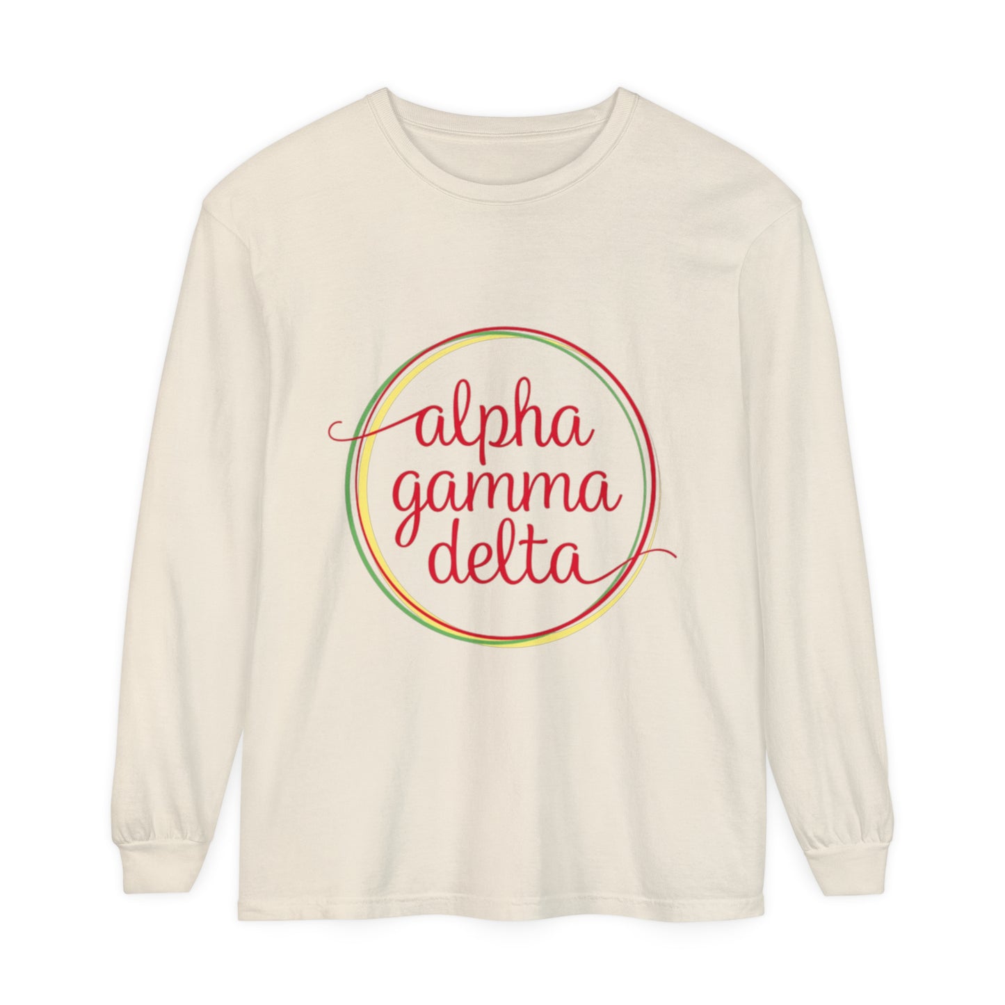 ALPHA GAMMA DELTA CIRCLE  Long Sleeve T-Shirt