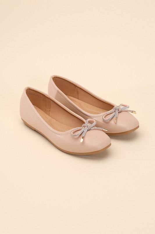 Dorothy Nude Bow Ballet Flats