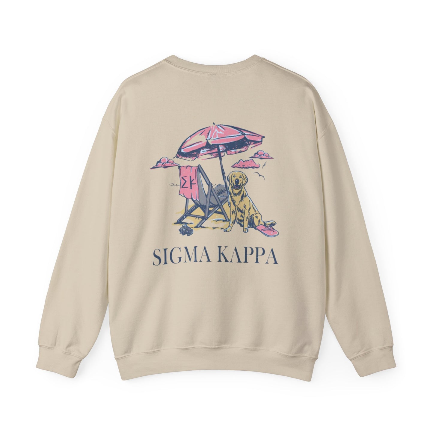 SIGMA KAPPA BEACH Crewneck Sweatshirt