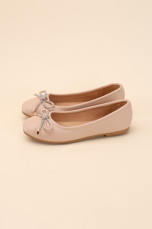 Dorothy Nude Bow Ballet Flats