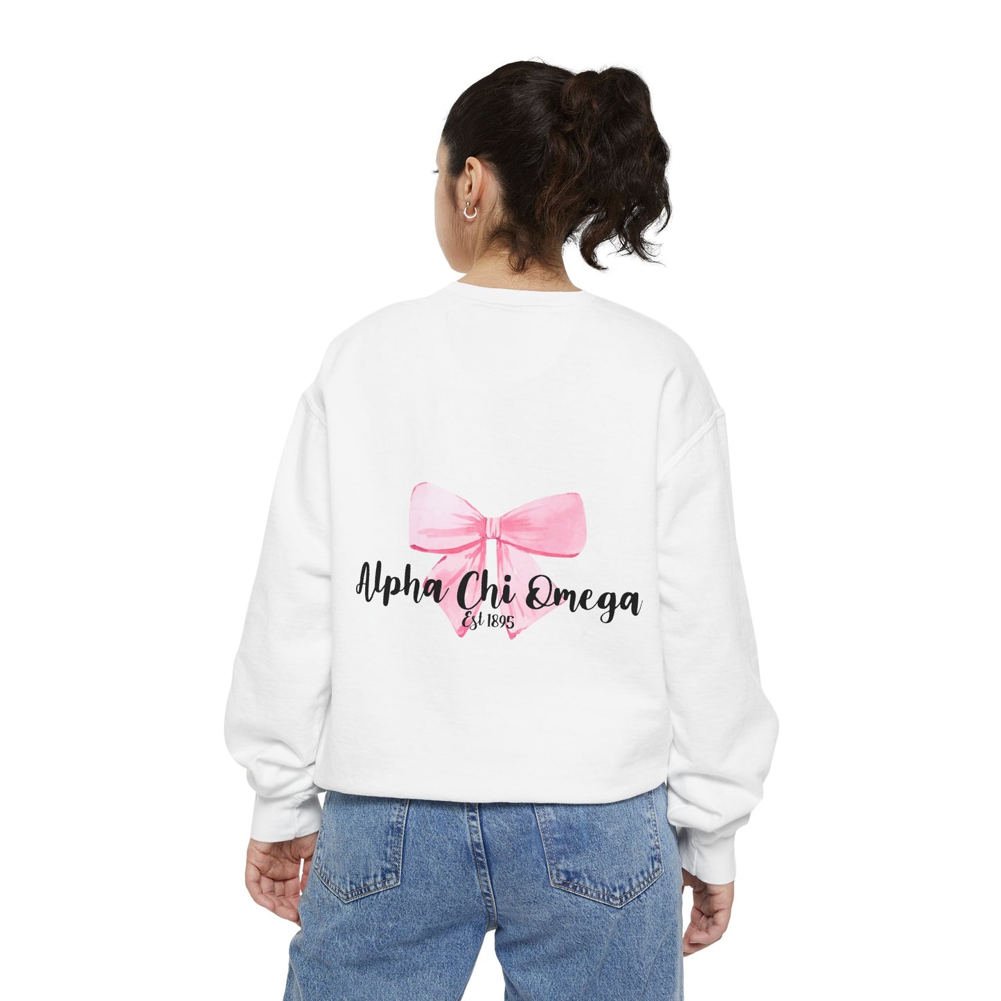 Alpha Chi Omega Bow Sweatshirt