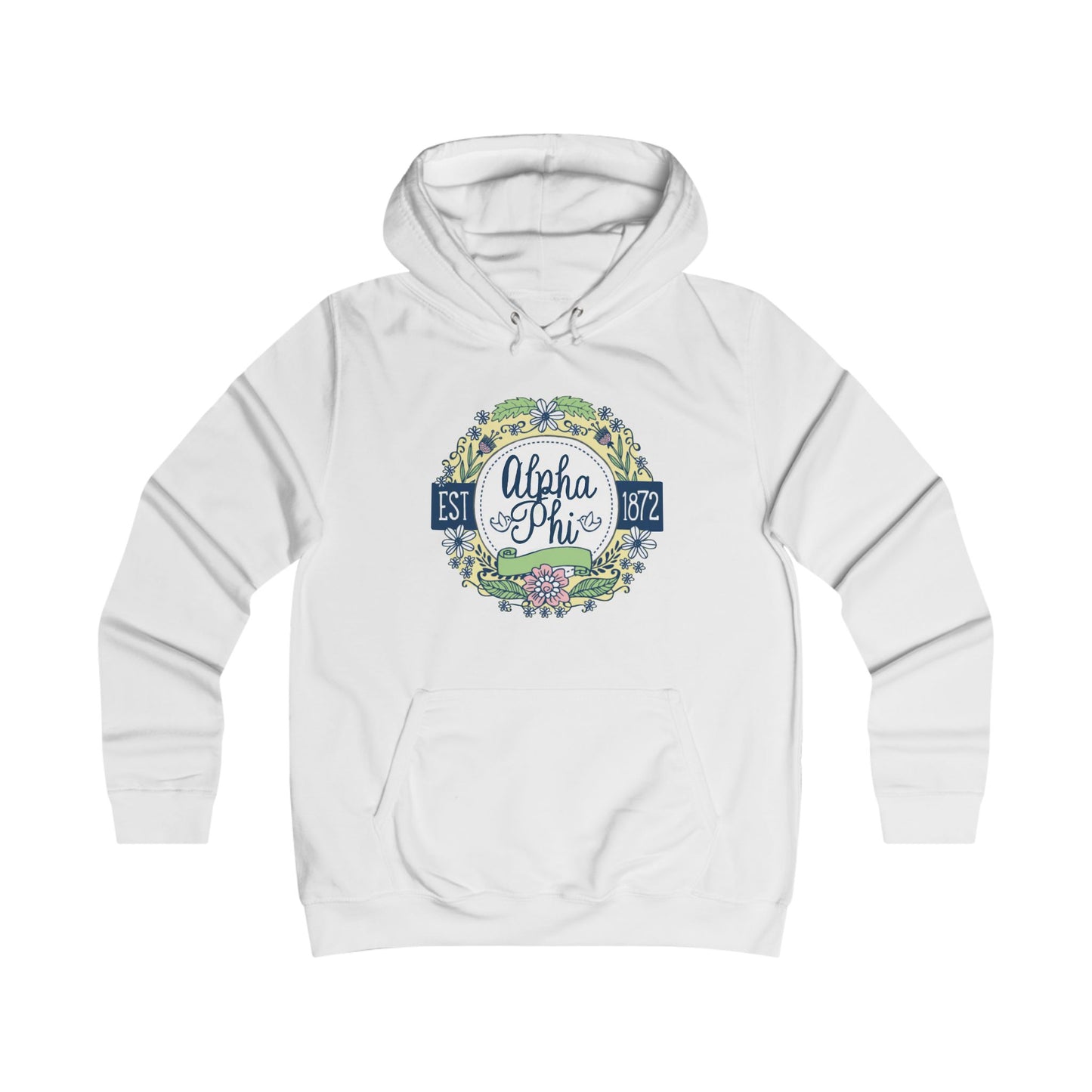 ALPHA PHI Girlie College Hoodie