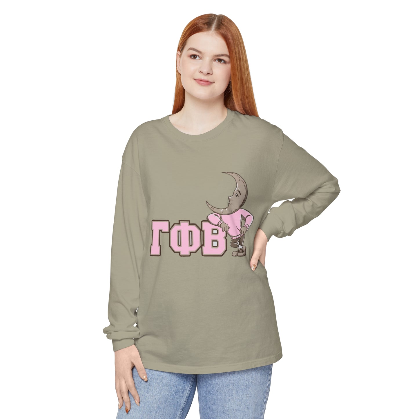 Pi Beta Phi Moon Man Long Sleeve T-Shirt