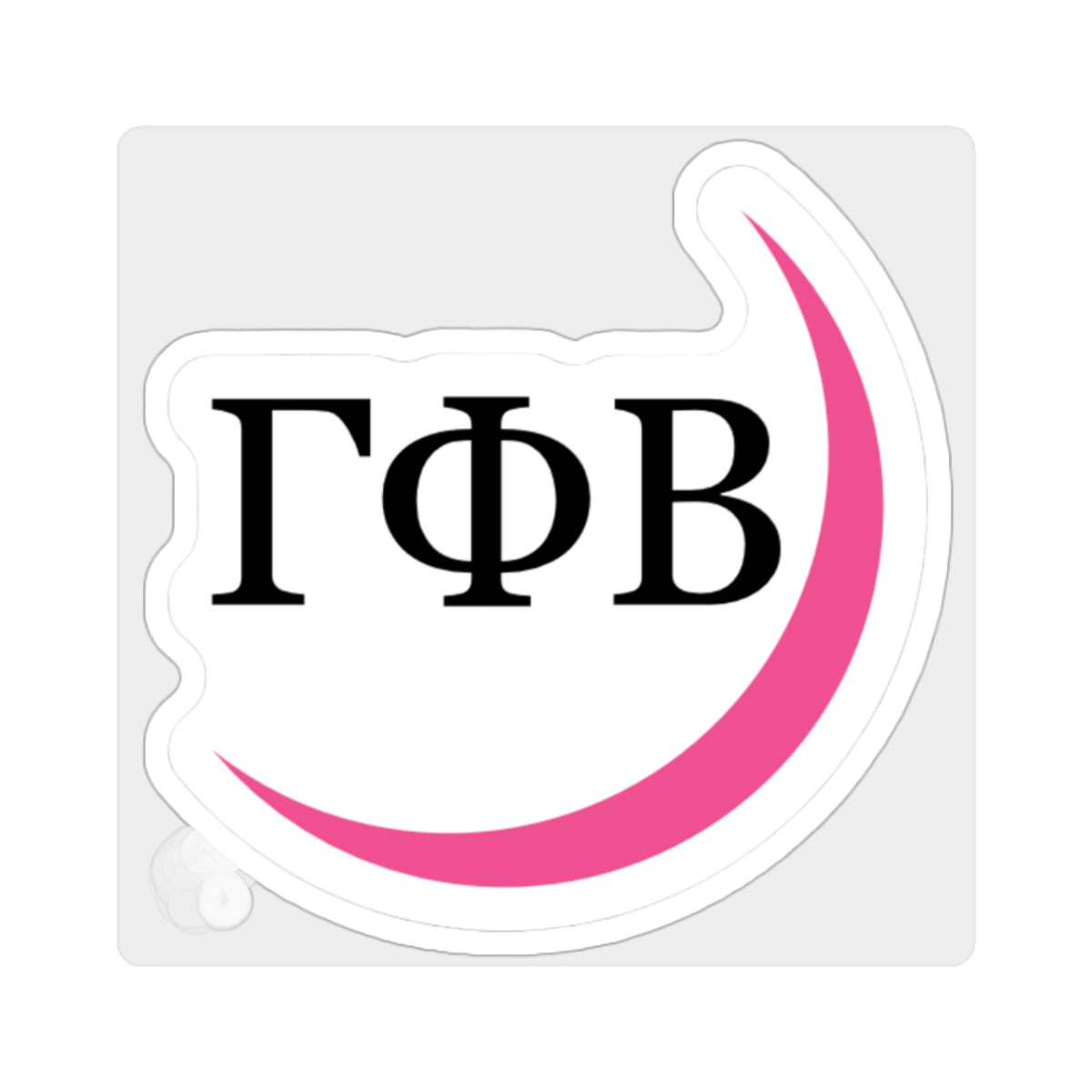 Gamma Phi Beta Moon  Sticker