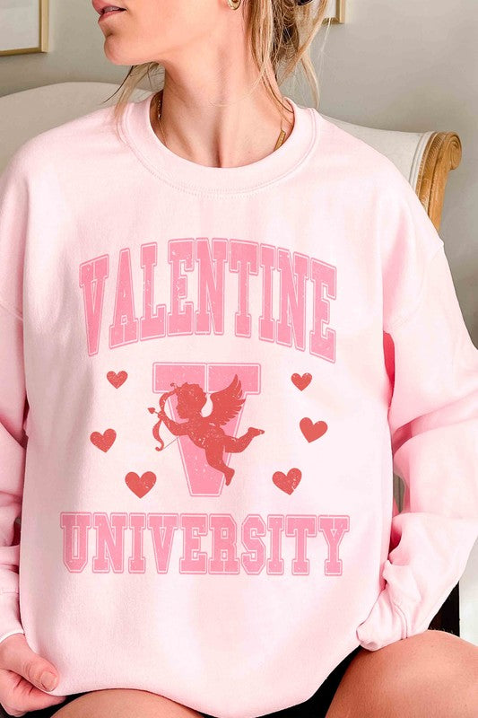 PLUS SIZE - VALENTINE UNIVERSITY Sweatshirt