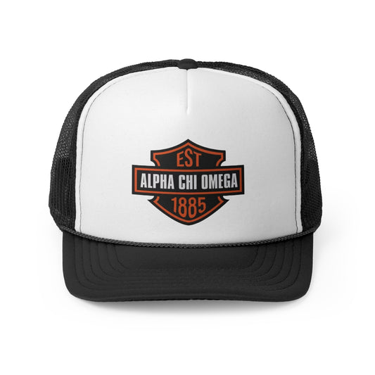 Alpha Chi Omega Harley Trucker Caps