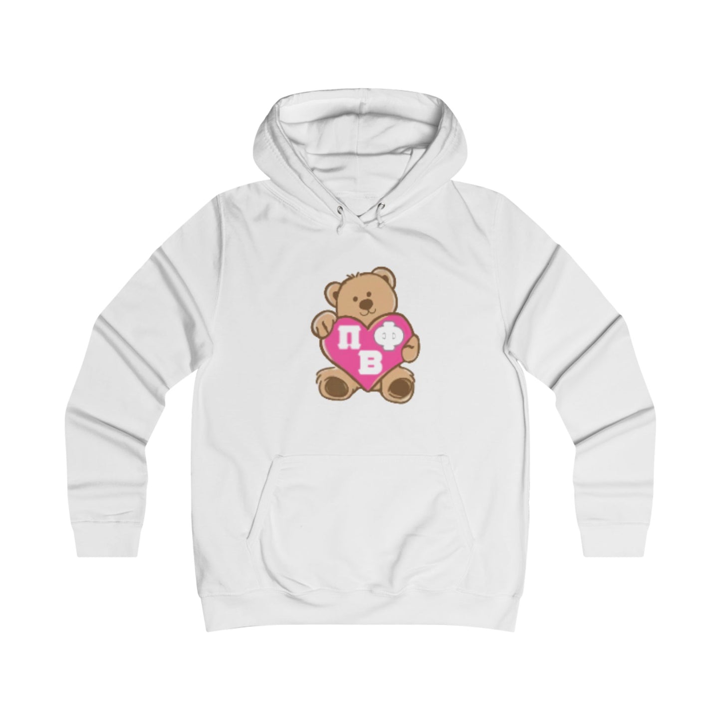 Pi Beta Phi Teddy Girlie College Hoodie