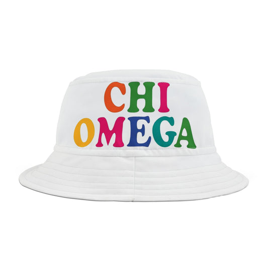 Chi Omega Bucket Hat (AOP)