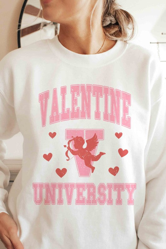 PLUS SIZE - VALENTINE UNIVERSITY Sweatshirt