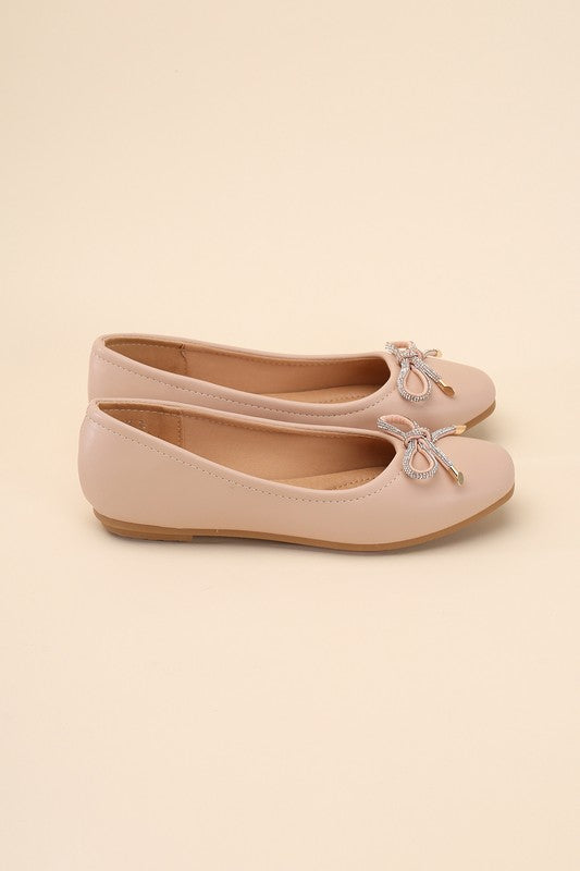 Dorothy Nude Bow Ballet Flats