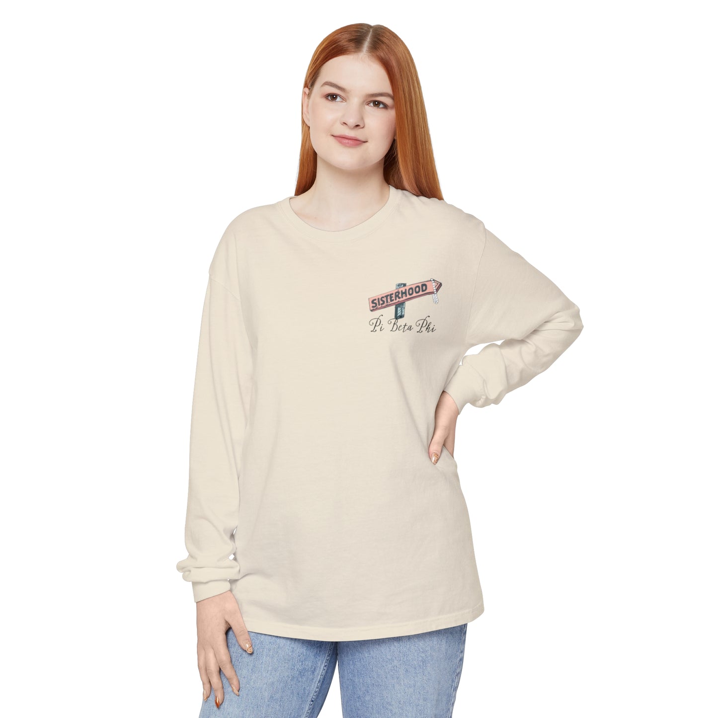 Pi Beta Phi Road Signs Long Sleeve T-Shirt