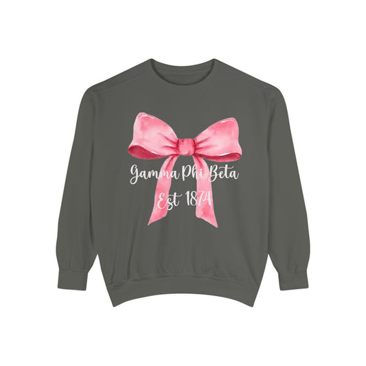 Gamma Phi Beta Bow Sweatshirt