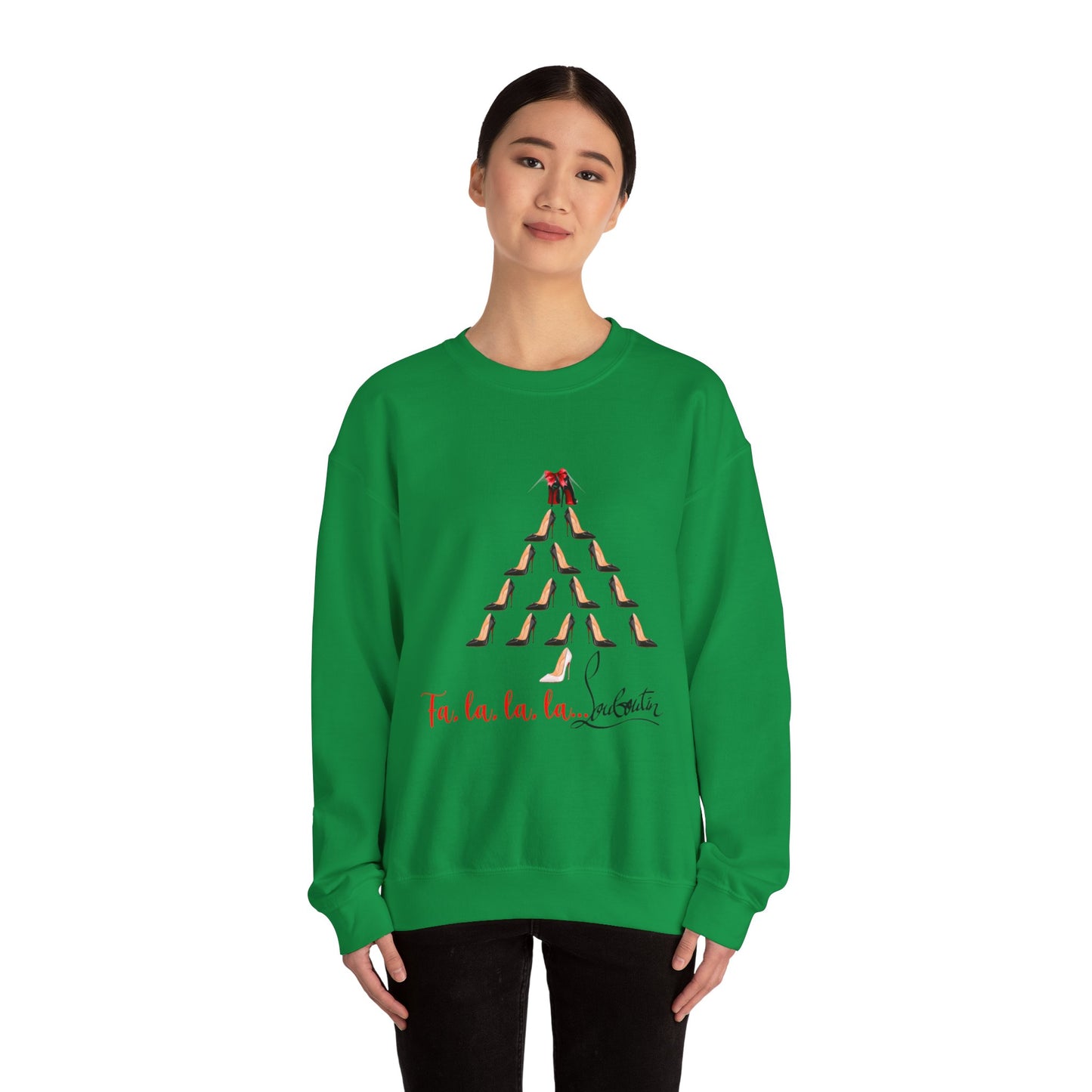 “Fa La La Louboutin,” Holiday Sweatshirt